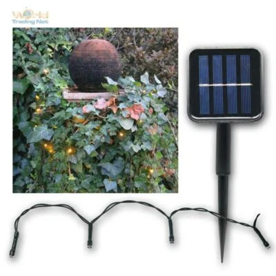 Catena Luminosa Solare LED 50/100 LED Bianco Caldo Giardino Esterno Illuminazione Esterno