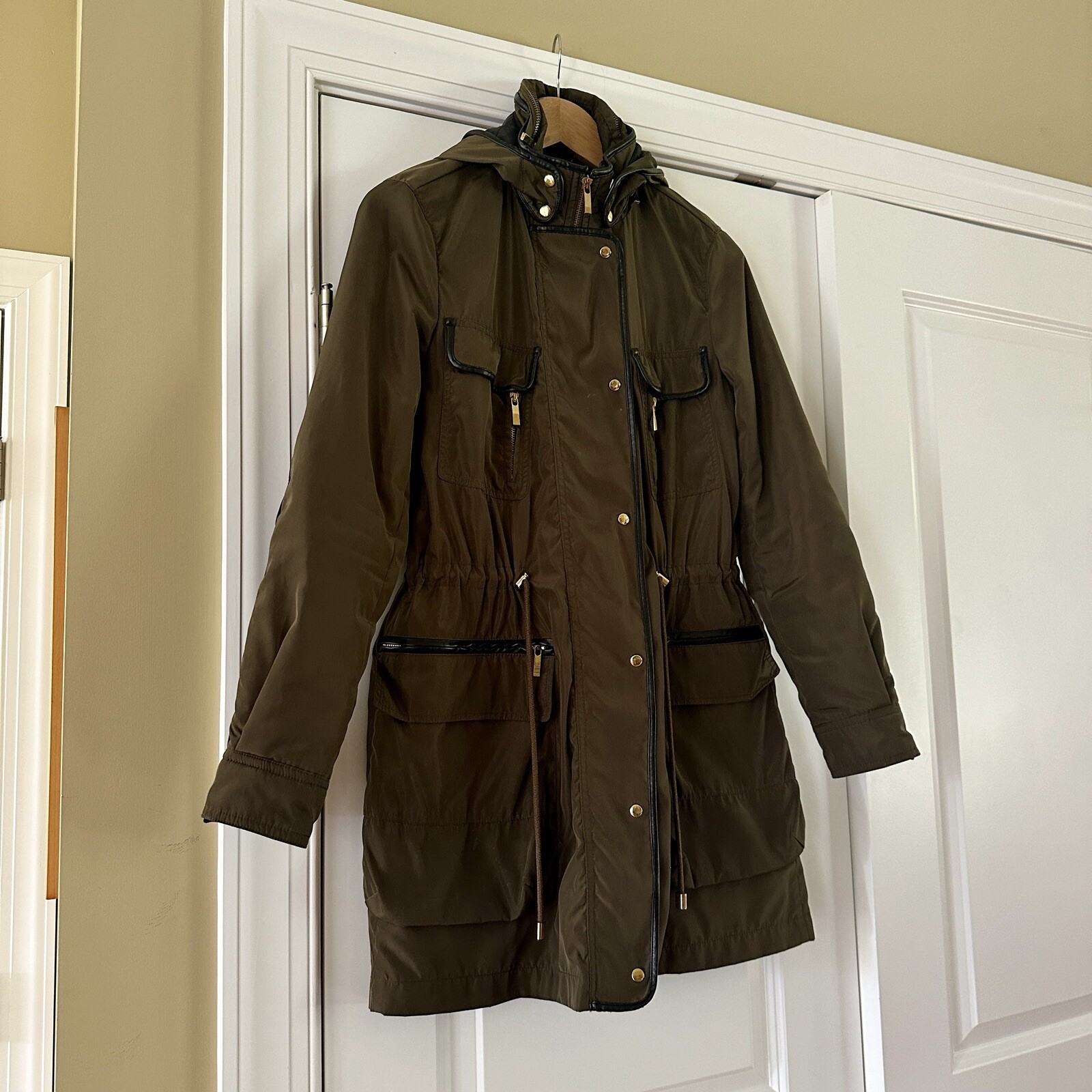 Zara basic collection lightweight hunter green ut… - image 3