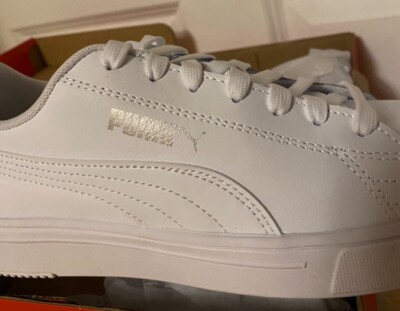 Puma Serve Pro Lite Shoes LifeStyle Sneakers White/Silver/Gray 374902_01 US 7.5