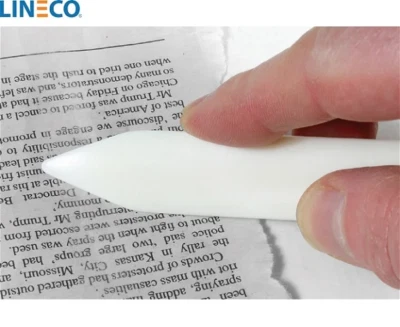 Lineco Polierknochen 140 mm Ordner flaches Profil Montageplatten praktisches Werkzeug