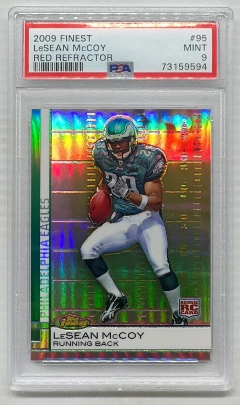 LeSean McCoy Finest #95 Red Refractor