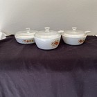 Corning Ware SPICE OF LIFE 6 Pc Set of 3 w Lids Saucepans Range Microwave — photo 6