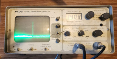 Avcom PSA-37D L-Band Portable Spectrum Analyzer 1 MHz - 4.2 GHz 5 Inch Display