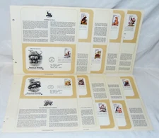 STAMPS First Day of Issue Lot of 10 Pages American Wildlife Collection LOT E