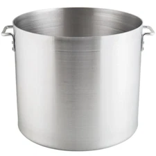 100 Qt Heavy Duty 4mm Aluminum Stock Pot Without Lid Commercial NSF Soup Brewing