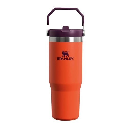 Stanley IceFlow Flip Straw Insulated Water Bottle 0.89L / 30Oz - Tigerlily Plum