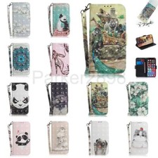 Case For iPhone 14 13 12 11 Pro XR XS MAX 8 7 Plus Leather Wallet Pattern Cover