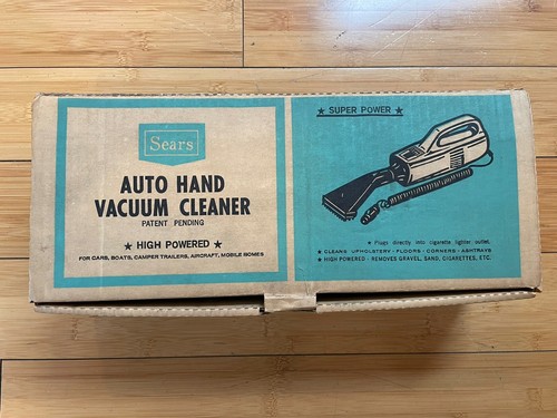 Vintage Sears Auto Hand Vacuum Cleaner - Model 354.6475