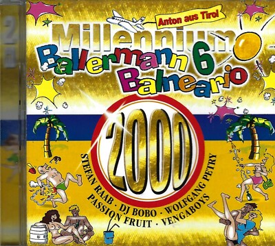 BALLERMANN 6 BALNEARIO MILLENNIUM 2000 - 2 CDs - Stefan Raab_DJ Bobo_Vengaboys_