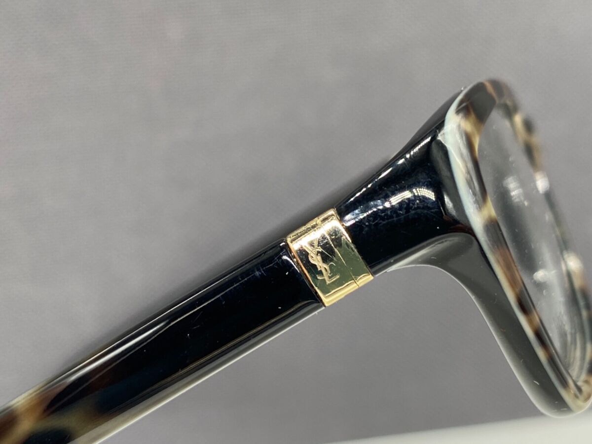 Yves Saint Laurent Eyeglasses Frames Woman Brown Leopard Yves Saint Laurent Eyeglasses Frames Woman Brown Leopard