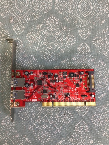 StarTech.com 2 Port PCI SuperSpeed USB 3.0 Adapter Card with SATA Power Model - Picture 1 of 5