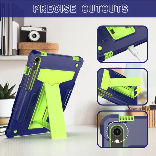 Heavy Duty Stand Case Rugged Cover For Samsung Galaxy Tab S10 FE /S10 FE+ Tablet - Picture 46 of 54