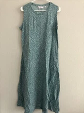 Encore by Idina Menzel Regular Easy Jersey Tee Dress - Green (sz L) A587240 -