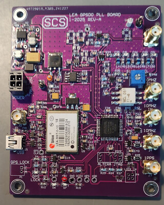 10MHz GPS PLL board for LPRO-101 LPRO101 with Sine Square and 1PPS Outputs GPSDO