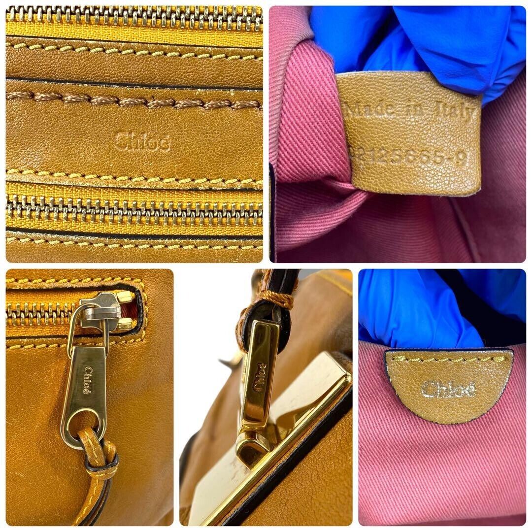 CHLOE Archive Angie 2-way Hand Bag Shoulder Bag Leather CHLOE Archive Angie 2-way Hand Bag Shoulder Bag Leather