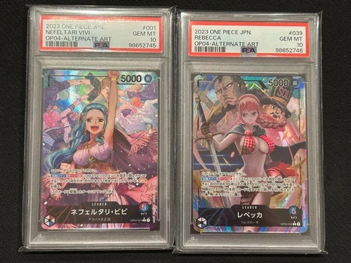 one piece card Rebecca Leader Parallel OP04-039 Nefertari Vivi Leader Parallel