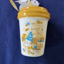 Disney 50th Anniv Starbucks Hollywood Studios Retro Mini Tumbler Ornament NWT