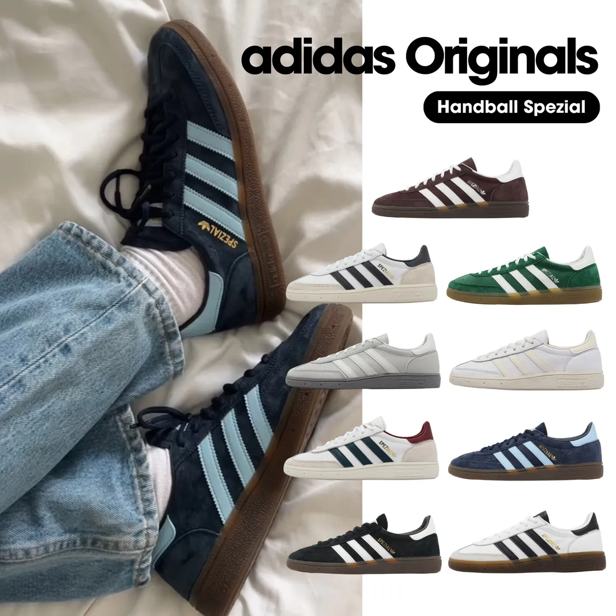 adidas Originals Handball Spezial Gum Men Unisex Casual Shoes Sneakers Pick  1
