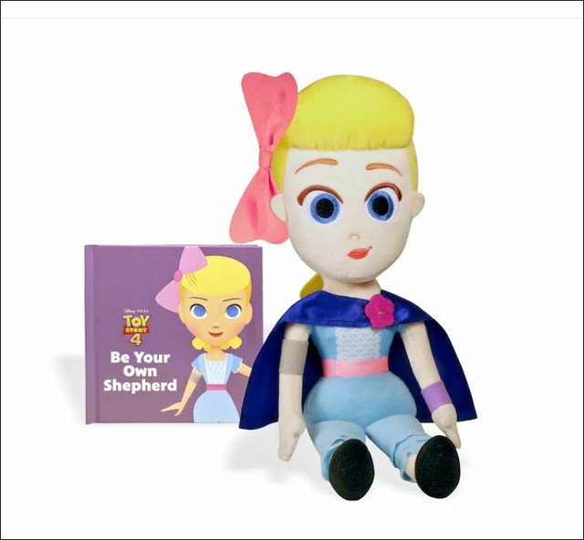 Disney Toy Story 4 Plush 10” Bo Peep Doll Figure + Shepard Sheep Book