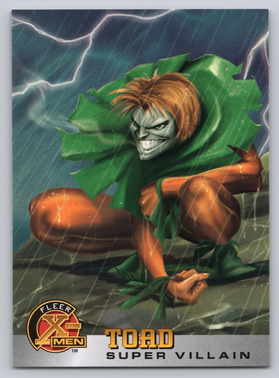 1996 Fleer Marvel X-Men [No Year on Front] #79 Super Villain - Toad