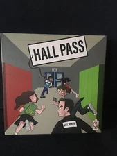 Hall Pass Game￼~ for 2-4 players ~ Ages 10+ ~ by Glue Guy Games Complete, EUC