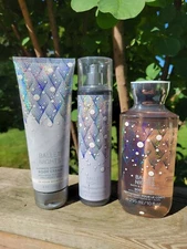 NEW BATH & BODY WORKS BALLET NIGHTS FRAGRANCE MIST BODY CREAM GEL SET- LOT 3 NEW