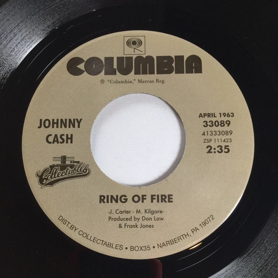 Johnny Cash - Ring Of Fire / It Ain't Me, Babe 45 MINT UNPLAYED - Image 2 of 4