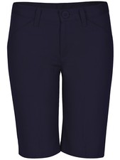 Real School Girls Flat Front Low Rise Shorts School Uniform Approved 4, 6, 14