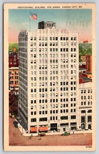 Kansas City MO~Birds Eye Professional Bldg~Physicians & Dentists~PM 1942 Linen