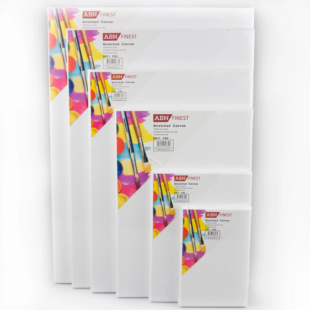 Canvas Panels Canvas Boards for Painting (8x10 Canvases - 20 pcs