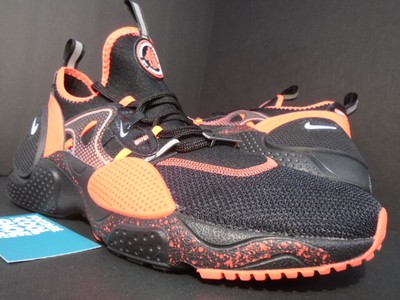 nike huarache black orange