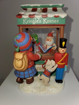 Hallmark Keepsake Christmas Windows Ornament Kringle's Korner QXC8002  2008