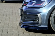 Spoilerschwert Frontspoiler Splitter V2 aus ABS für VW Golf 7 GTD Variant Facel.