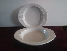 Set Of 2 Vintage Hall Au Gratin Casserole Dishes In Ivory #1996 Restaurant Ware