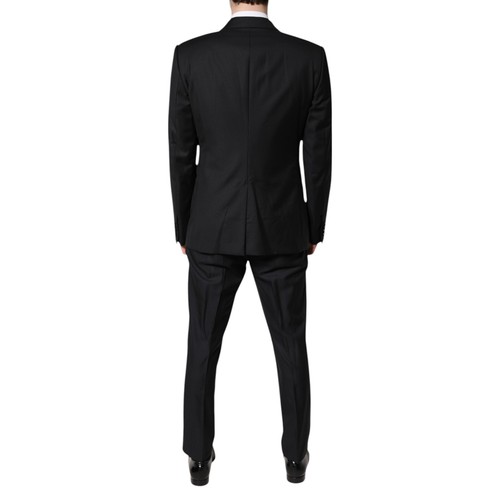 DOLCE & GABBANA Suit Black Double Breasted Formal 3 Piece EU52/US42/XL 4730usd - Picture 3 of 12