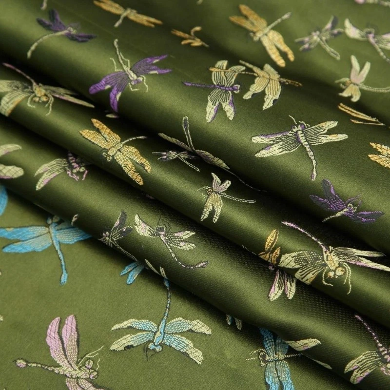 Tapicería de Disfraz Damasco Bordado Chino Jacquard Tela Brocado Satinado Foto 4 de 4