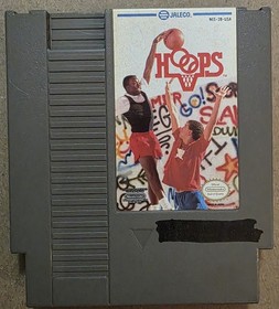 Hoops (Nintendo Entertainment System, NES, 1989) Cib Complete - Tested