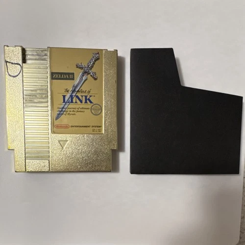 Nintendo Zelda II: The Adventure of Link Gold Edition Game Cartridge NES 1985