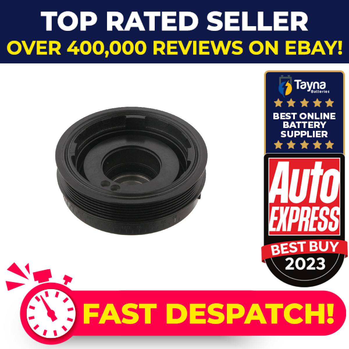 Crankshaft Pulley fits MERCEDES VITO W639 3.5 2007 on M272.978 Belt A2720300803