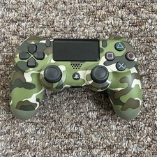 Sony PlayStation 4 Controller Green Camo Official DualShock 4 | No Stick Drift