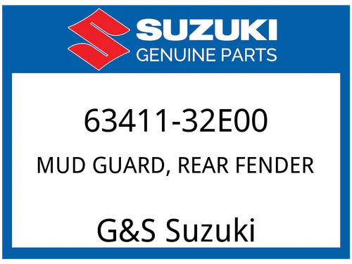 MUD GUARD, REAR FENDER