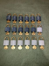 Wilson Bohannan WB Brass Padlock Lock Heavy Duty Padlock Keyed Alike 1 To 18 Pcs