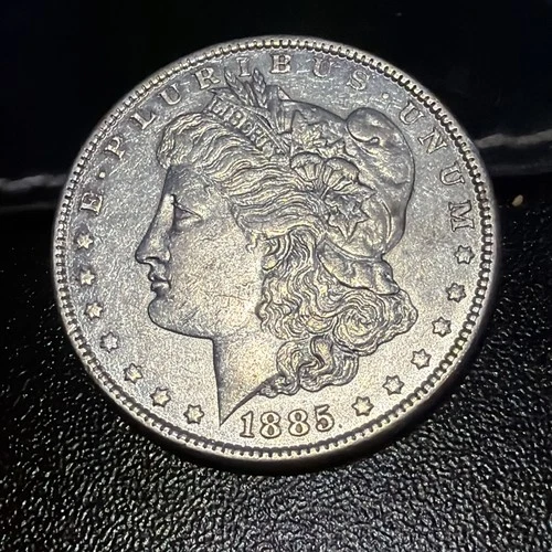 1885 P XF Morgan Dollar EXTRA FINE 90% SILVER VERY SHARP COIN ALMOST AU