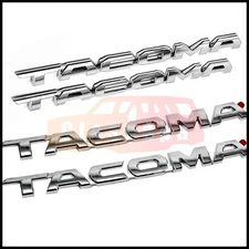 For 2005-2023 Tacoma Door side Emblem Nameplate Chrome Left & Right Letter Badge