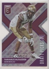 2018 Panini Elite Draft Picks Status Purple Die-Cut /99 Tarvarus McFadden 0q3