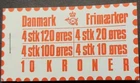 Denmark Stamp Booklet. H19. 1977. Joke No:1. Mint. #421