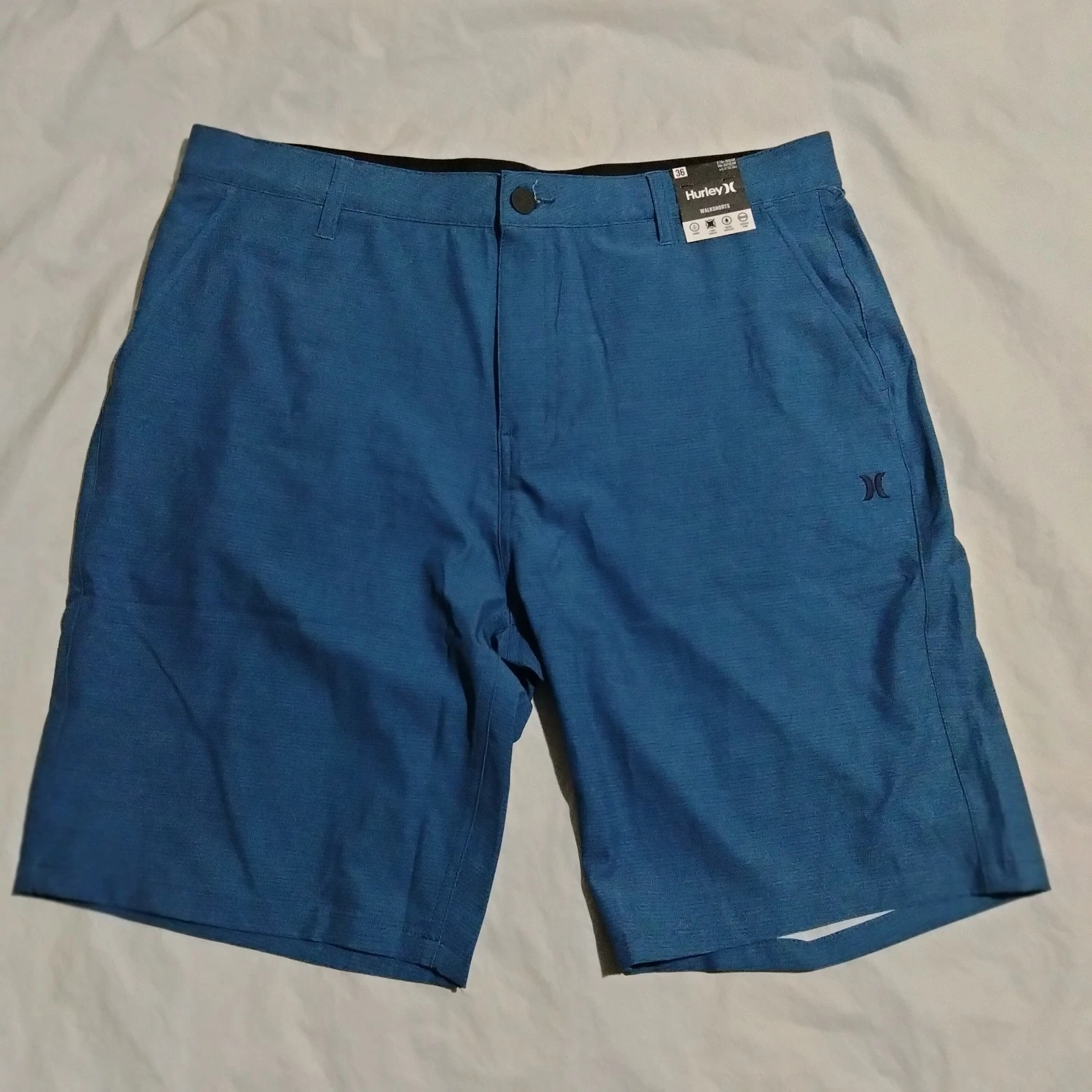 Hurley Mens Explore Printed Hybrid Stretch Walkshort Mens 36 Blue/Black Shorts