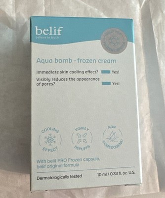 Belif Aqua Bomb Frozen Cream 10 ml .33 oz Travel Size NIB