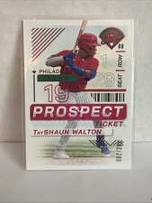 2024 Panini Prospect Edition - Tayshaun Walton - #51 Red Ticket Parallel /299