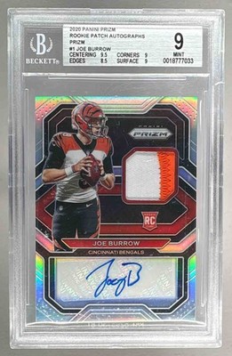その他 Joe Burrow RC Auto panini JOE BURROW 2020 Panini Illusions Endorsements RC Auto 07/99